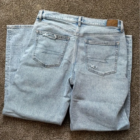 Strigid Ripped High Wasted Stovepipe Jeans - 10 - American Eagle - Picture 5 of 13